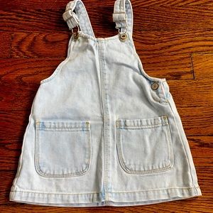 Girls denim mini dress